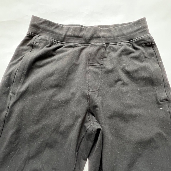 Lululemon Kung Fu Mens Pants Black Sweatpants Workout Straight Leg Lounge Size S - Picture 7 of 8